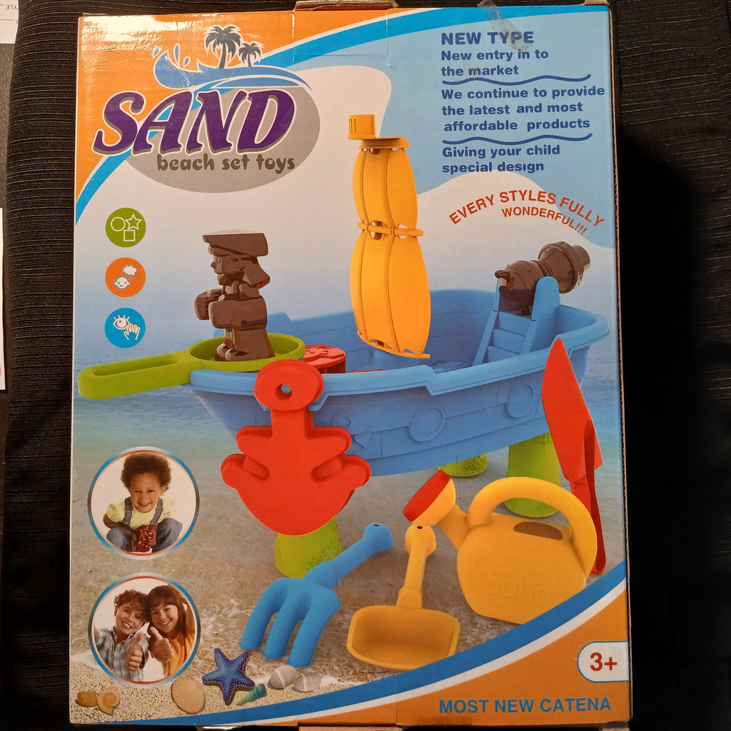 Tabletop Pirate Ship Sand and Water Playset