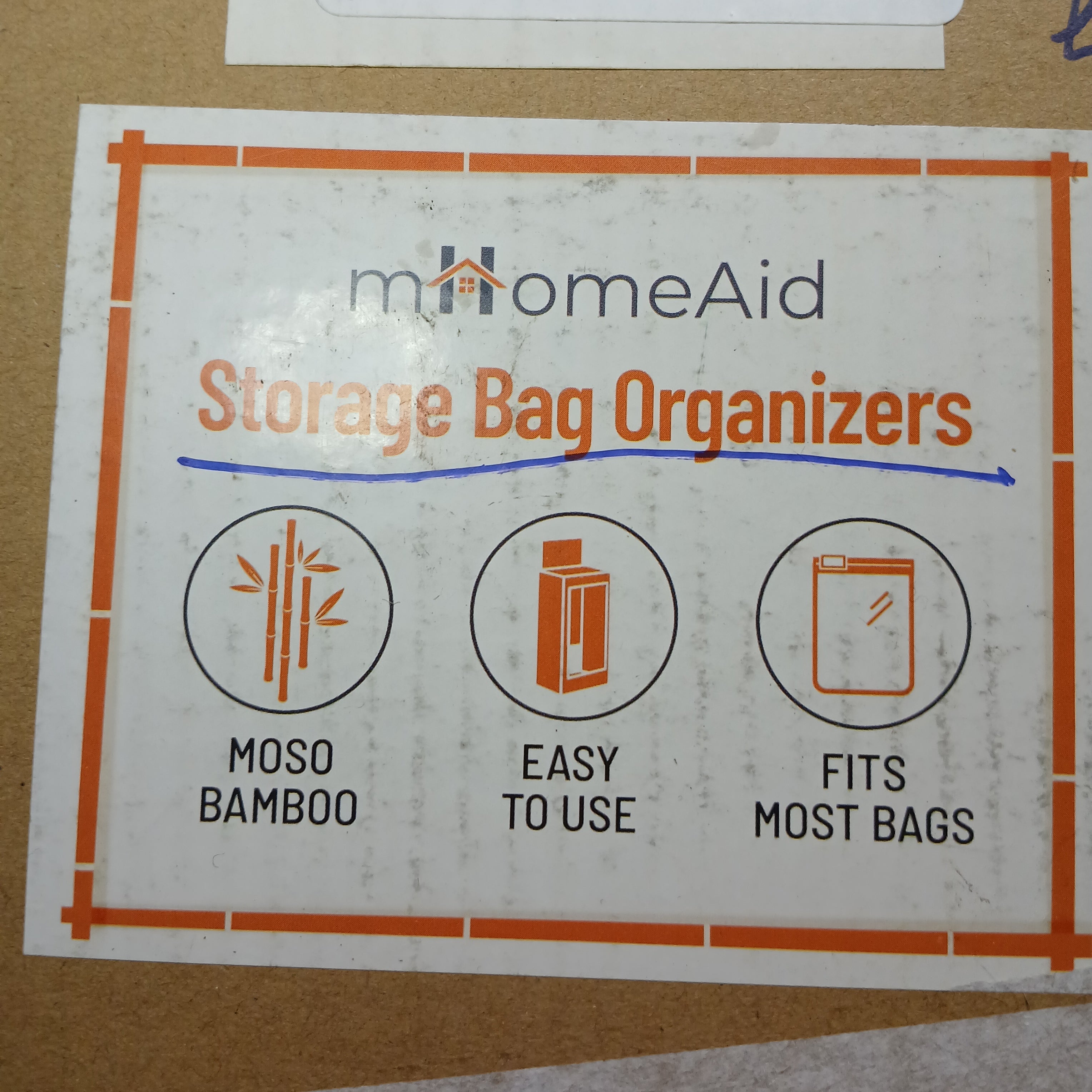 mHomeAid Bamboo Storage Bag 4-piece set